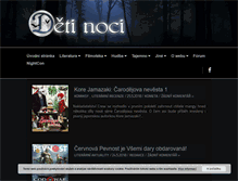 Tablet Screenshot of deti-noci.cz